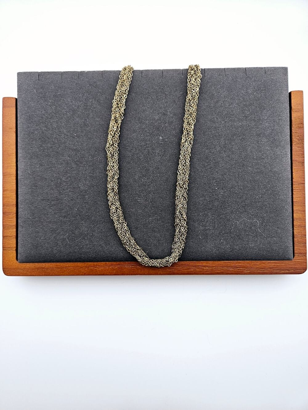 J. Crew Women's Gold Tone Multi Strand Chain Link Rope Necklace 33" Long